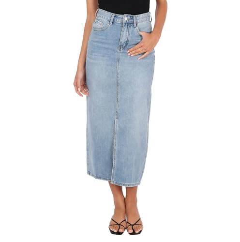 31PUebieAhL.jpg Women's Dana Denim Midi Skirt