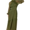 31RpxwZpHlL.jpg Women's Julip Sheer Long Sleeve Maxi Dress