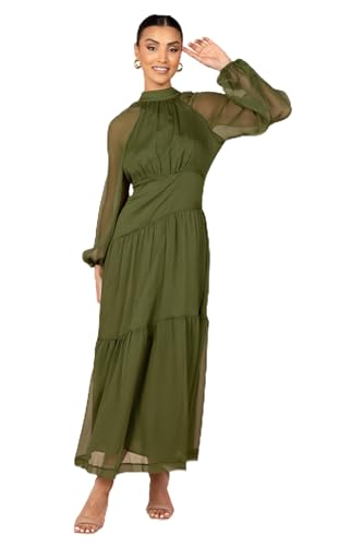 31RpxwZpHlL.jpg Women's Julip Sheer Long Sleeve Maxi Dress