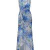 Women's Long Printed Gown