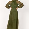 31c75GKh5XL.jpg Women's Julip Sheer Long Sleeve Maxi Dress