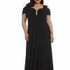 Womens Embellished Sweetheart Neck Evening Dress