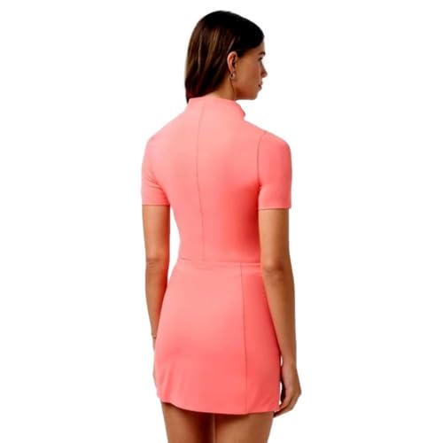 Women's Sunfire Movement Zip Polo, Porcelain Rose