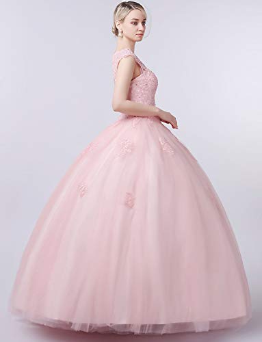 Quinceanera Dresses Lace Prom Ball Gown Sweet 16 Princess Dresses