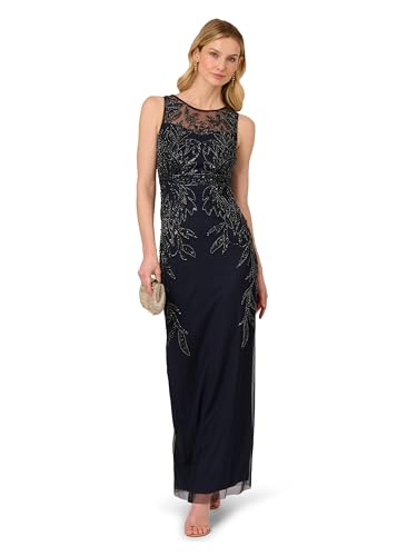 Women's Beaded Column Long Dress