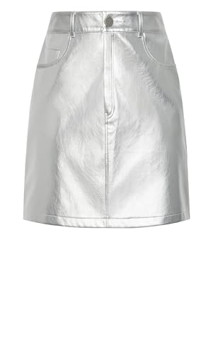 31r2b9t17aL.jpg Women's Plus Size Kendall Faux Leather Skirt