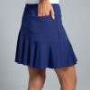 Athleisure Wear Sun Protective UPF 50+ Icefil Cooling Flounce Skort with Back Pockets - 20000