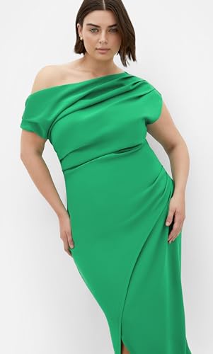 31yxzAfOduL.jpg Women's Plus Size Dress - Sassy Off Shoulder