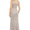 Womens Glitter Lace Two Piece Dress