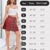 Pleated Skirts for Women Mini High Waist Skater Tennis Skirt A-line Cheerleader Skirt