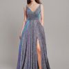 411CpQBTjyL.jpg Prom Dresses Long for Women A Line with Pockets V Neck Formal Evening Ball Gown