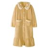 414qxJuH3YL.jpg JSEIAJB Plush Pajama Dress Cardigan Bathrobe Pajamas Pajamas Women's Autumn And Winter Long Thickened