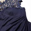 Women's Long Cap Sleeve Side Ruched Gown (Petite and Regular Sizes)