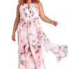 Womens Metallic Maxi Maxi Dress