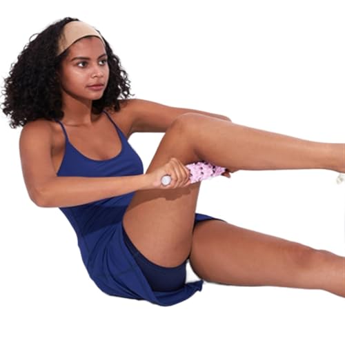 41BKmLzFoQL.jpg Multifunctional Woman Sport Dress Suit Women's Tennis Dresses Women's Tennis Skirts with Shorts Tennis Female(Small)