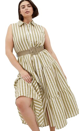 41DIXZJ1g-L.jpg Women's Plus Size Dress - Clean Lines