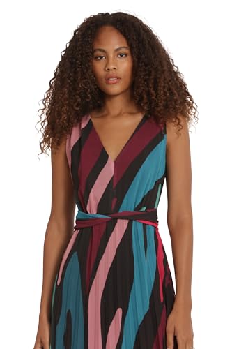 41EUEE0FwqL.jpg Women's Sleeveless Pleated Skirt Maxi Dress