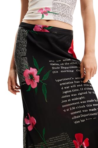 41JQtsH856L.jpg Women's Woman Woven Skirt Long