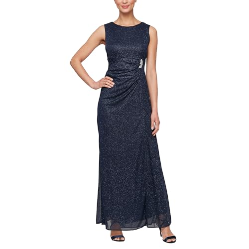 41Pm-o1ci-L.jpg Women's Long Sleeveless Gown with Bolero Cascade Jacket, Mother of The Bride, Party Dress