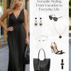 Women Formal Wedding Guest Dress - Shapewear Bridesmaid Dresses Built-in Bra Floor Length Prom Dress with Tie