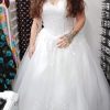 41cTQH6n2ZL.jpg Juniors' Long Sleeve Quinceanera Dresses V Neck Puffy Ball Gown Sweet 16 Lace Prom Dresses for Teens