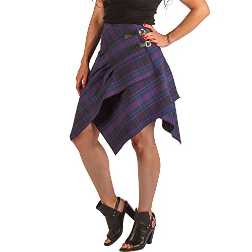 41cVR930HL.jpg Tartan Skirt, Women's Plaid Skirt with Pockets, Ladies' Scottish Skirts