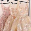 Elegant Tulle Prom Dresses for Teens Retro A Line Square Neck Formal Evening Party Gowns 2024