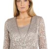 Womens Glitter Lace Two Piece Dress