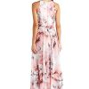 Womens Metallic Maxi Maxi Dress