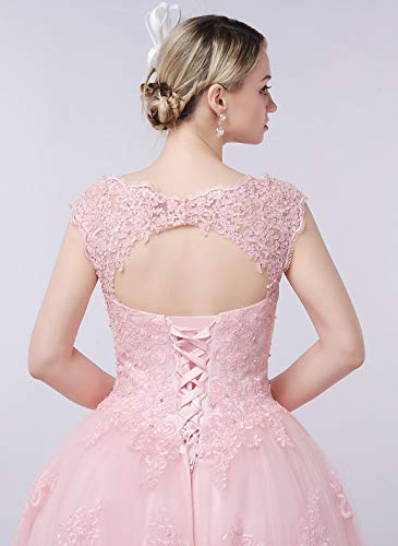 Quinceanera Dresses Lace Prom Ball Gown Sweet 16 Princess Dresses