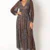 Women's Lustre Long Sleeve Midi Dress