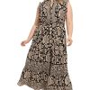 Women's Smocked Waist Boho Flattering Ruffle Maxi