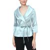 Women's Stretch Taffeta 3/4 Sleeve Formal Blouse, Special Occasion Dress Shirt