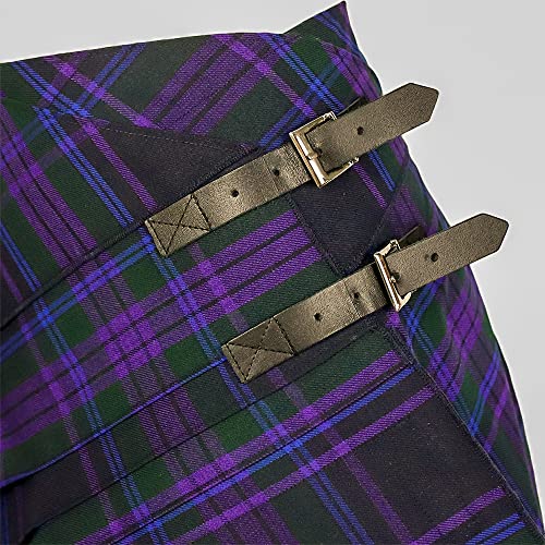 519OceViTTL.jpg Tartan Skirt, Women's Plaid Skirt with Pockets, Ladies' Scottish Skirts