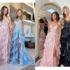 51D8sfSwJ7L.jpg Glitter Tiered Tulle Lace Prom Dresses Long for Teens 2024 Spaghetti Straps Formal Wedding Evening Gowns VS035