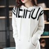 Women 100% Cashmere Wool Products Ladies Dress Knit Long Hooded Sweater Solid Slim Fit Cashmere Dress
