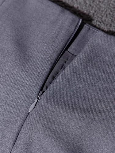 Gray Skirt Womens Slim Waist Short Summer Casual -Cover Shorts Suit Pants