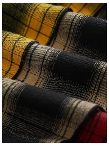 51OXB3DYjL.jpg Women's Plaid Skirt Low Waist Asymmetrical Tiered Ruffle Y2k Mini Skirts