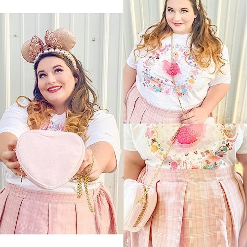 Plus Size Basic Versatile Stretchy Elastic Waist Flared Casual Mini Skater Skirt/Pleated Plaid Skirt for Women XL-5XL