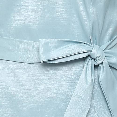 Women's Stretch Taffeta 3/4 Sleeve Formal Blouse, Special Occasion Dress Shirt