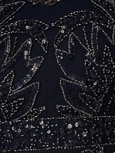 Women's Beaded Column Long Dress