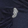 Women's Long Sleeveless Gown with Bolero Cascade Jacket, Mother of The Bride, Party Dress
