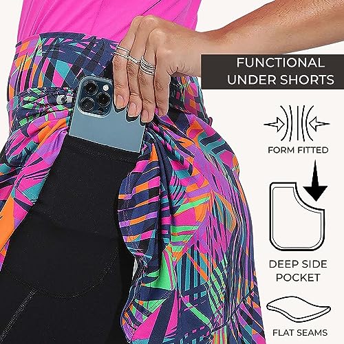 61OOHzXLxL.jpg Ultimate Women's Active Performance Dri Fit Skirt - A-line Tennis and Golf Skort w/Shorts & Pockets for Sports