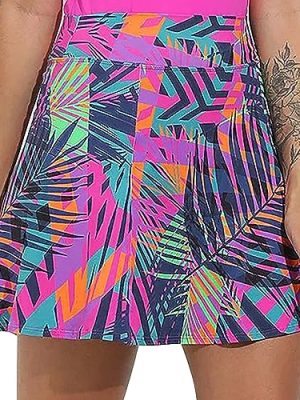 Ultimate Women's Active Performance Dri Fit Skirt - A-line Tennis and Golf Skort w/Shorts & Pockets for Sports